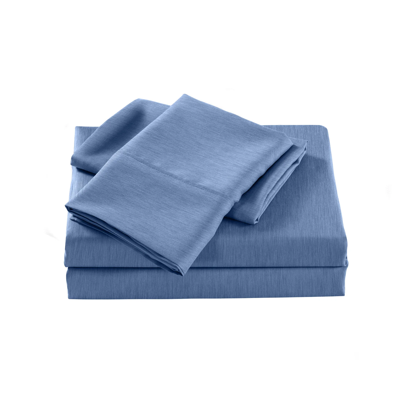 Queen Royal Comfort Bamboo Cooling 2000TC Sheet Set - Denim - Nurns