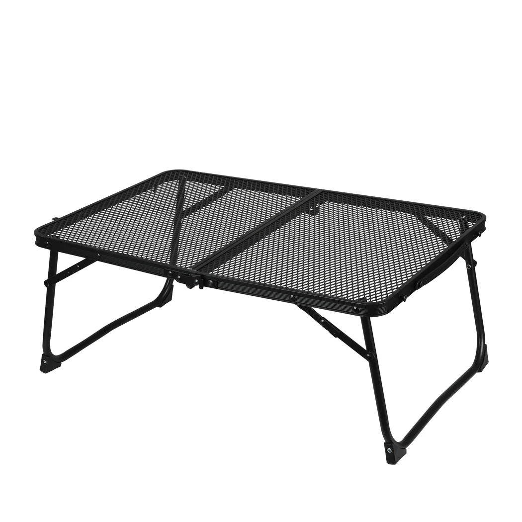 Grill Table BBQ Camping Tables Outdoor Foldable Aluminium Portable Picnic Small - Nurns
