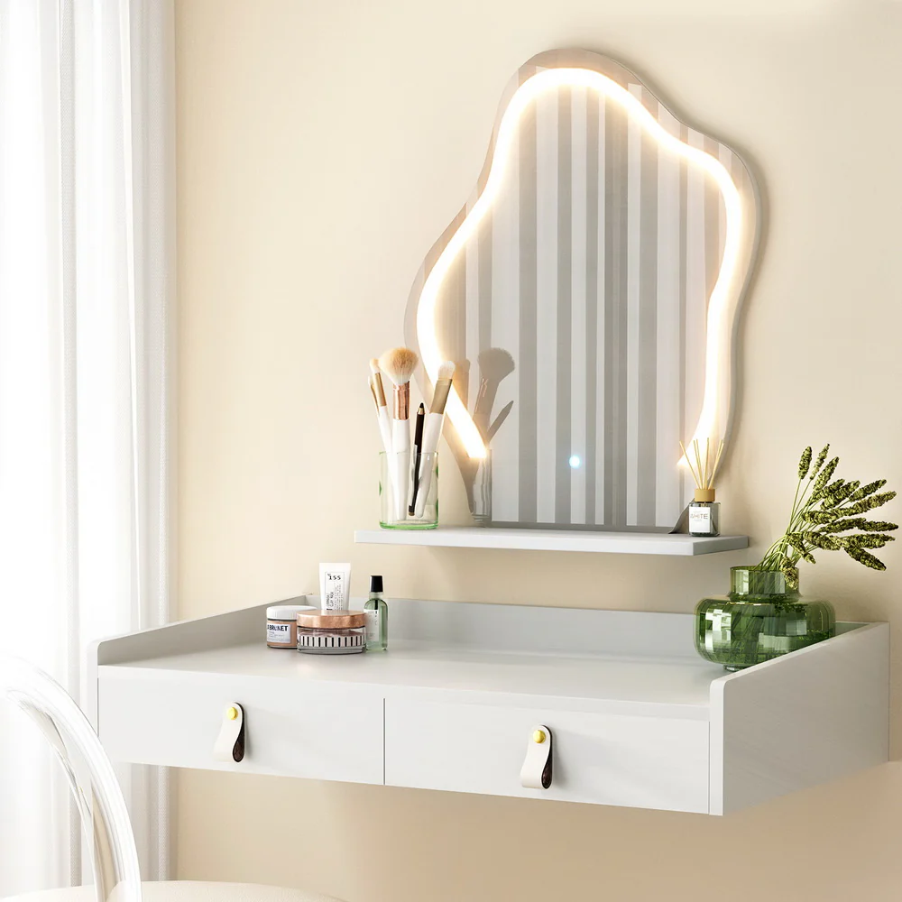 Dressing Table Floating LED - White - Nurns