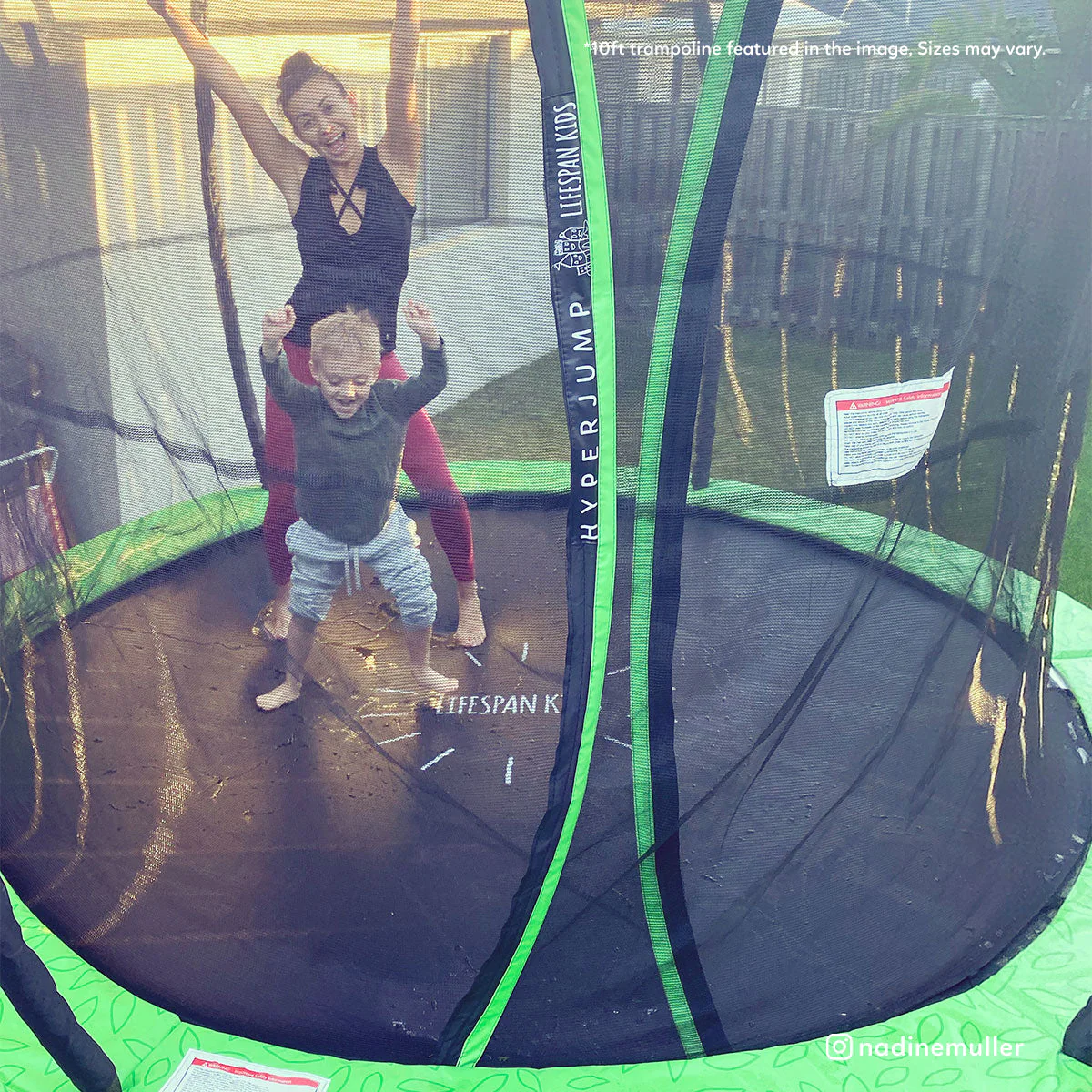 Lifespan Trampoline for Kids 10FT HyperJump3 Springless - Nurns