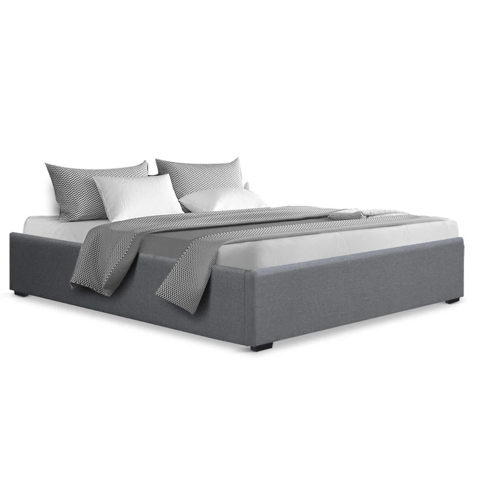 Mercury Bed & Mattress Package - Grey Queen - Nurns