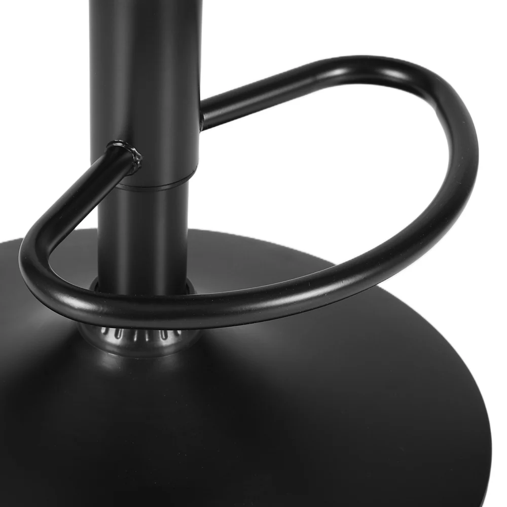 Set of 2 Karachi Bar Stools Kitchen Swivel Gas Lift Chairs - Brown - Nurns