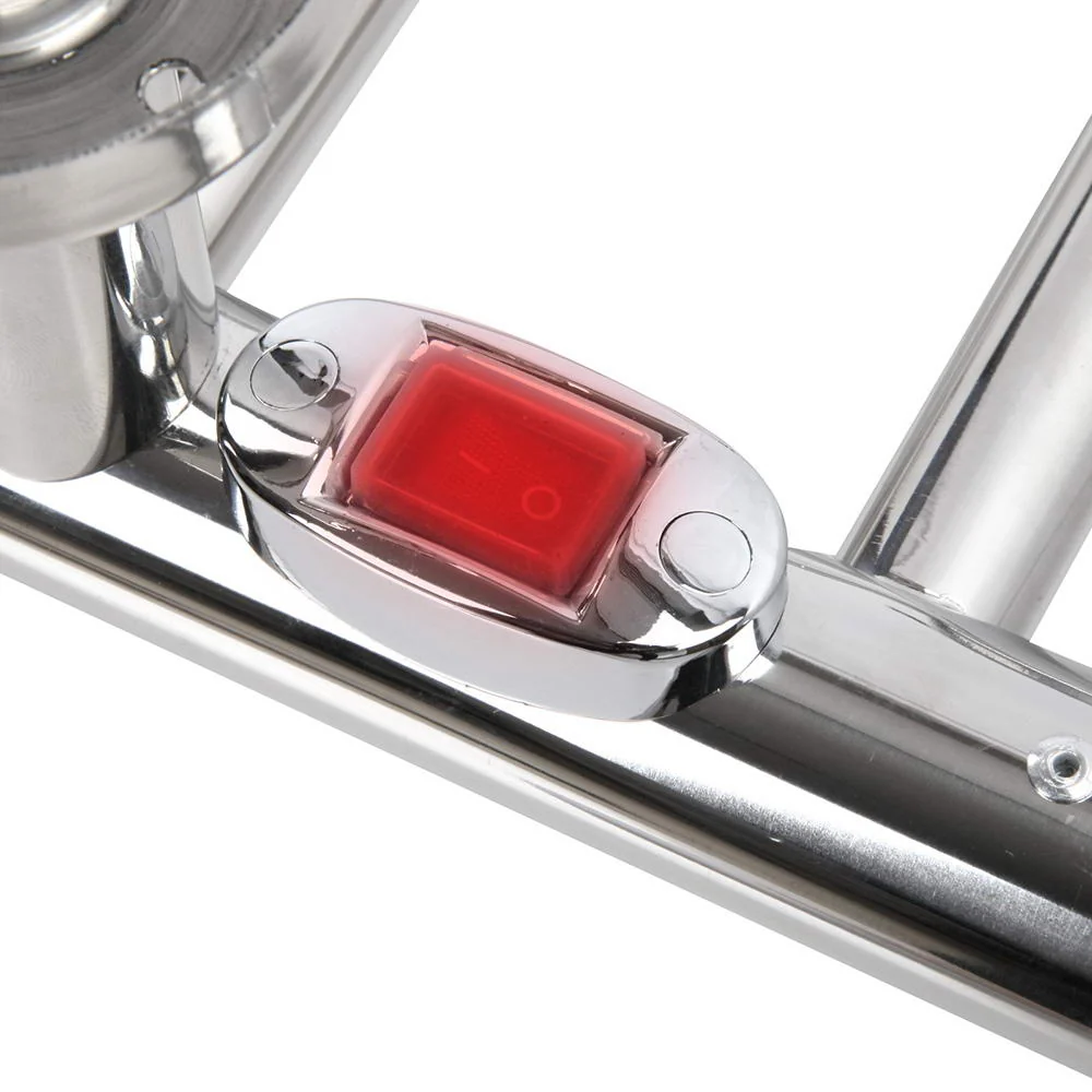 Electric Heated Towel Rail Rack 14 Bars Wall Mounted Clothes Dry Warmer - Nurns