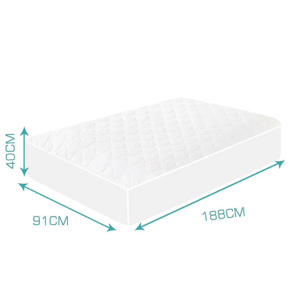 Single DreamZ Fitted Waterproof Bed Mattress Protector - Nurns