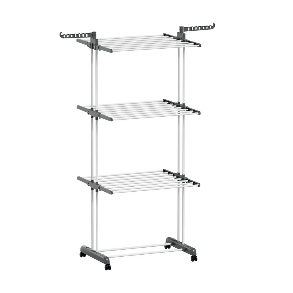 Clothes Airer Drying Rack 173cm Coat Hanger Foldable - Nurns