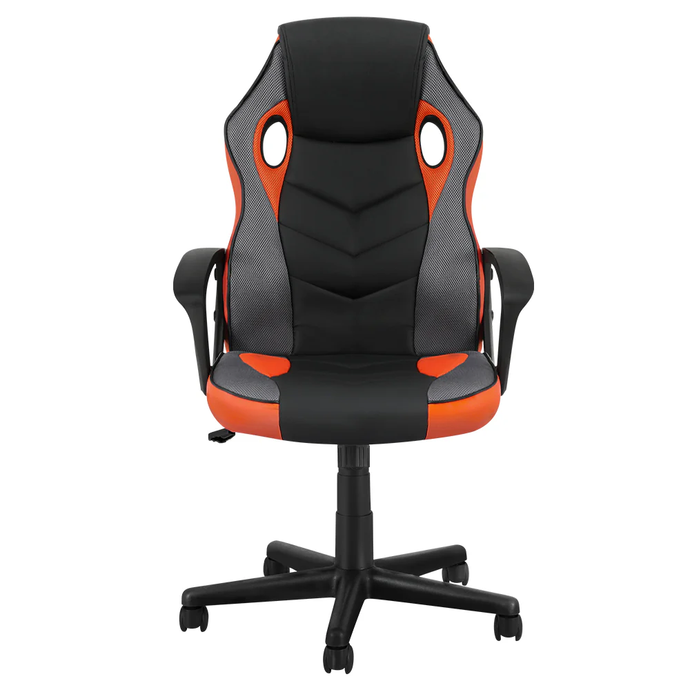 Artiss Gaming Office Chair Computer Executive Racing Chairs High Back Orange - Nurns