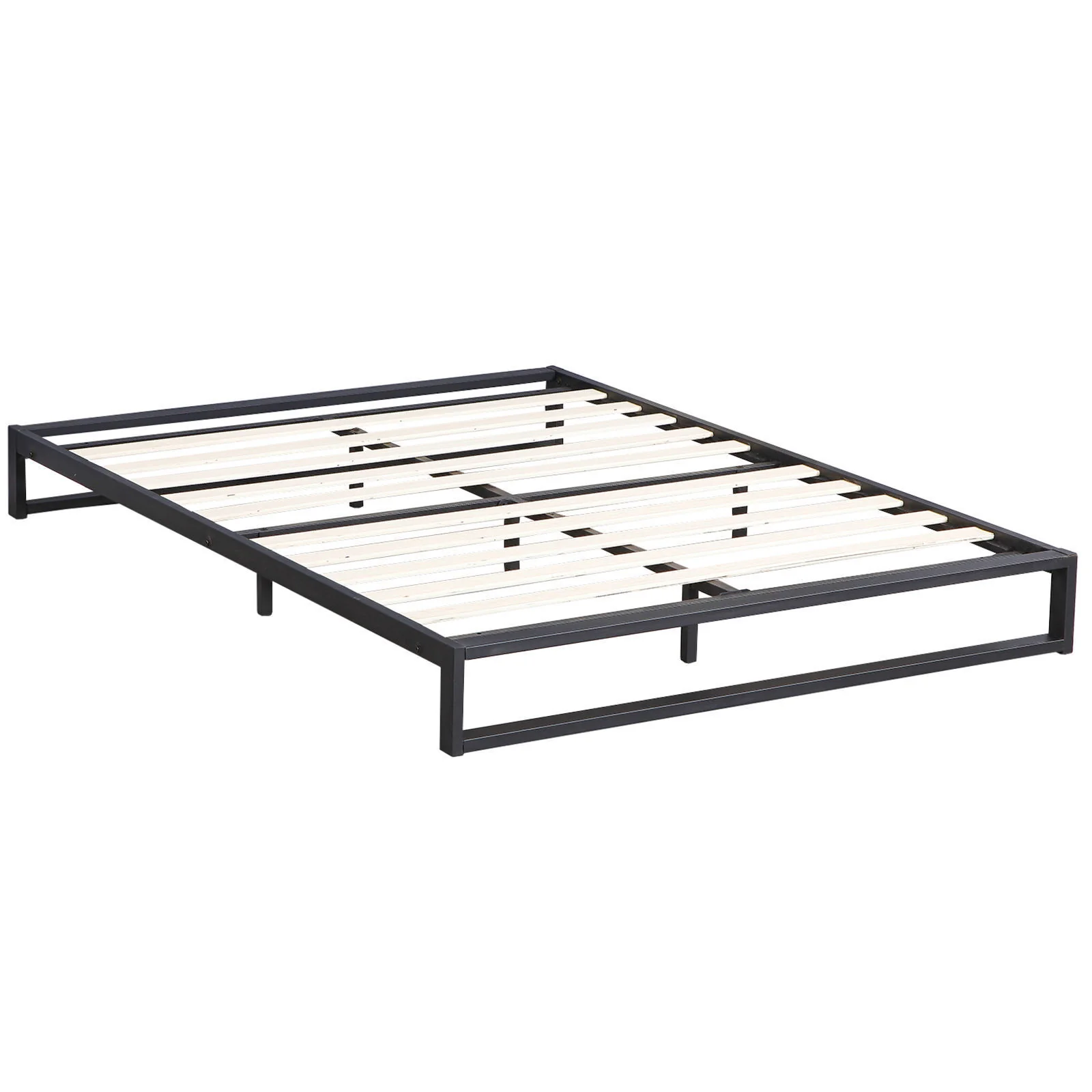Almere Metal Bed Frame Base - Black Single - Nurns