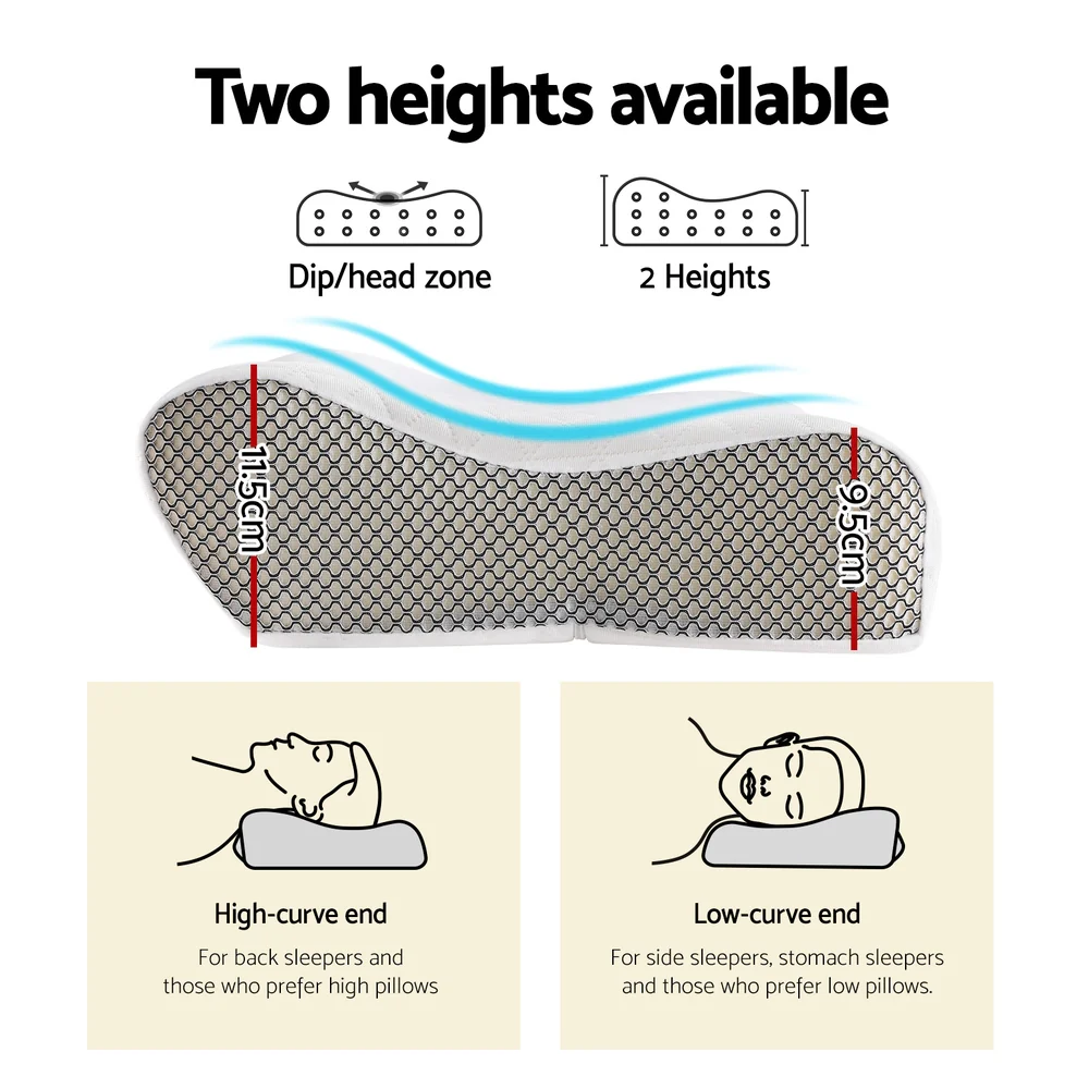 Premium Memory Foam Pillow Contour Neck - Nurns