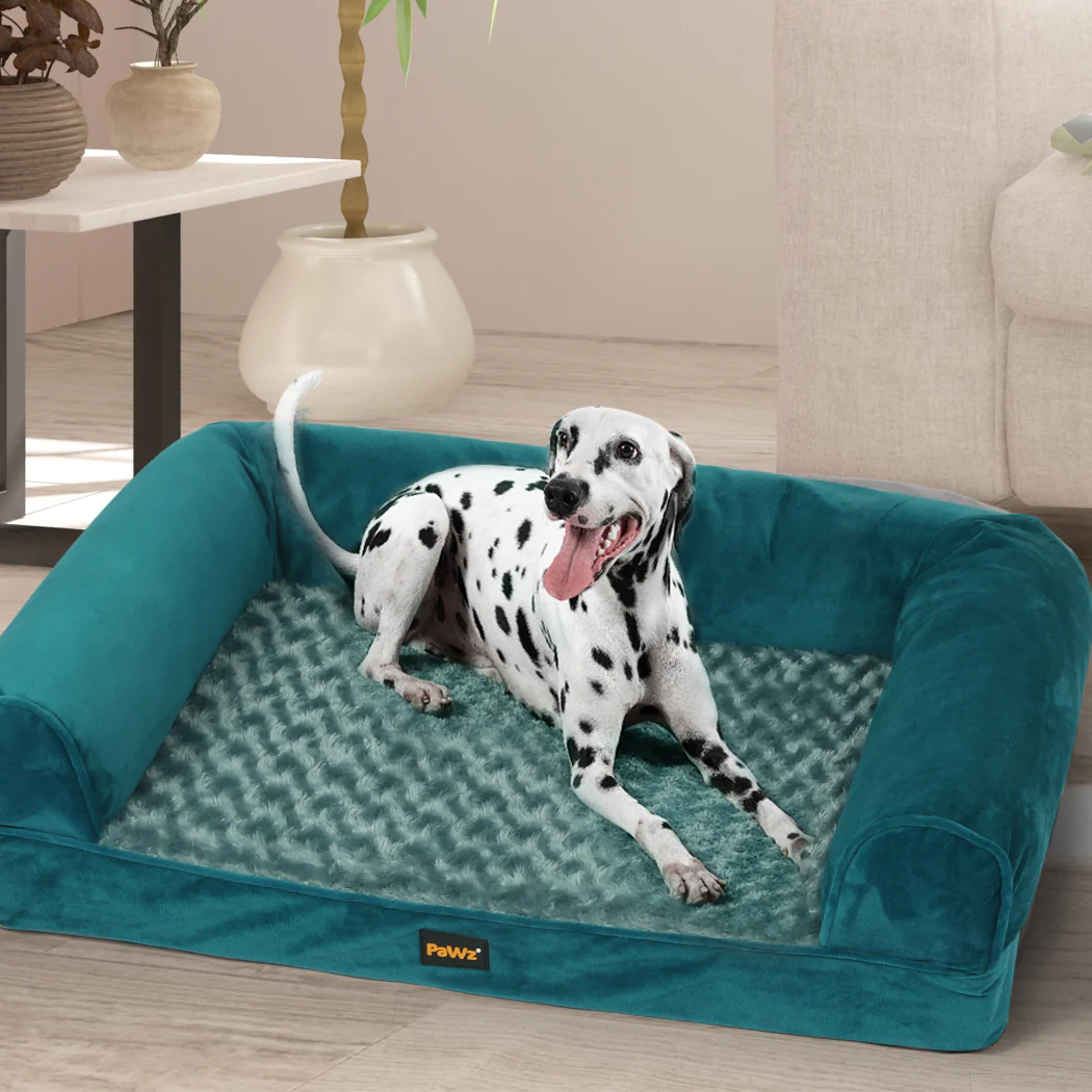 XLarge Dog Beds Pet Sofa Bedding Soft Warm - Blue - Nurns