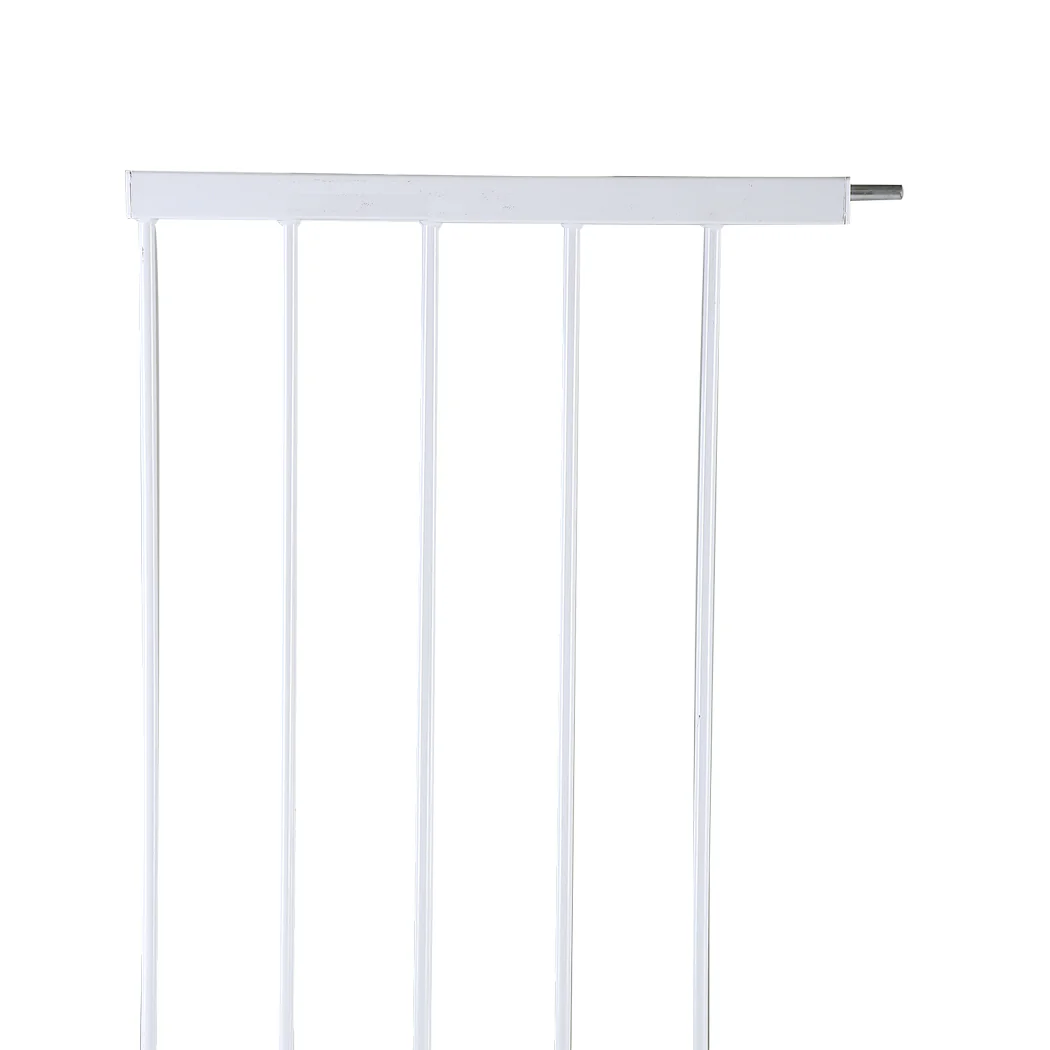 Baby Kids Safety Security Gate Stair Barrier Doors Extension Panels 45cm - White - Nurns