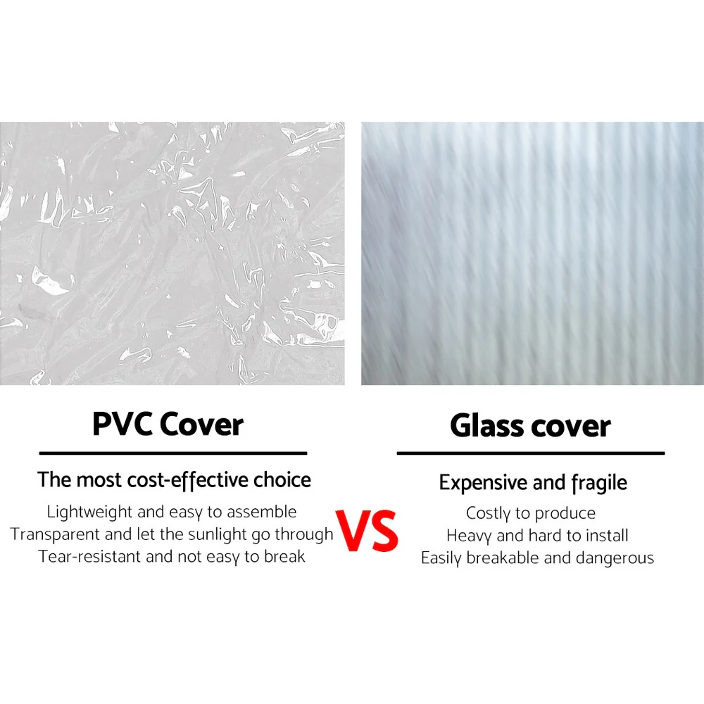 Greenfingers Greenhouse 4 Tiers Mini Green House Garden Bed Planter Box 1.6x0.7x0.5M - Nurns