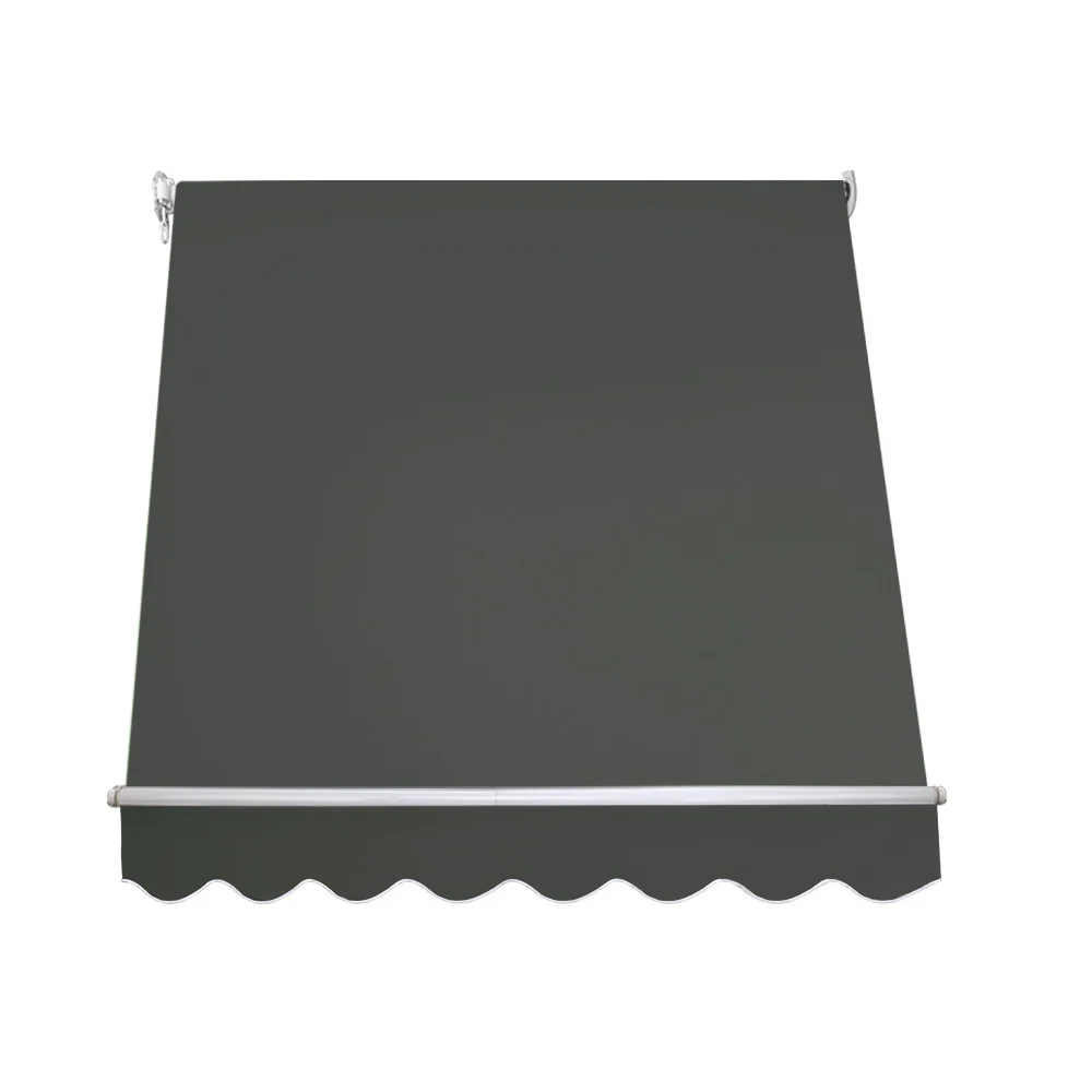 Instahut Window Fixed Pivot Arm Awning Outdoor Blinds Retractable Canopy1.8x2.1M - Nurns