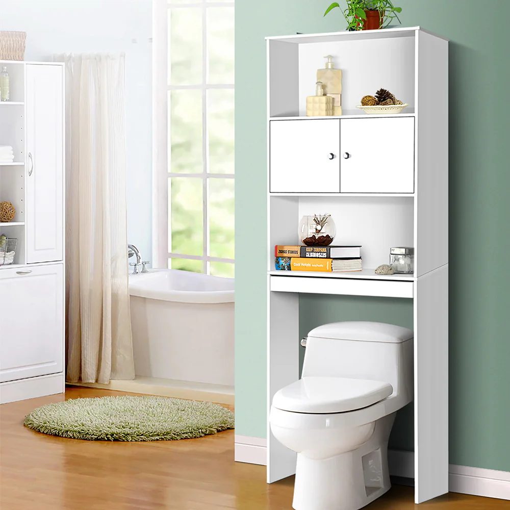 Bathroom Storage Cabinet - White - Nurns