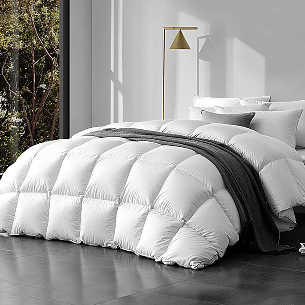King Giselle Bedding 800GSM Goose Down Feather Quilt - Nurns