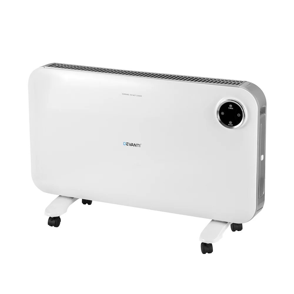 Electric Convection Heater Panel White 2000W - White - Nurns