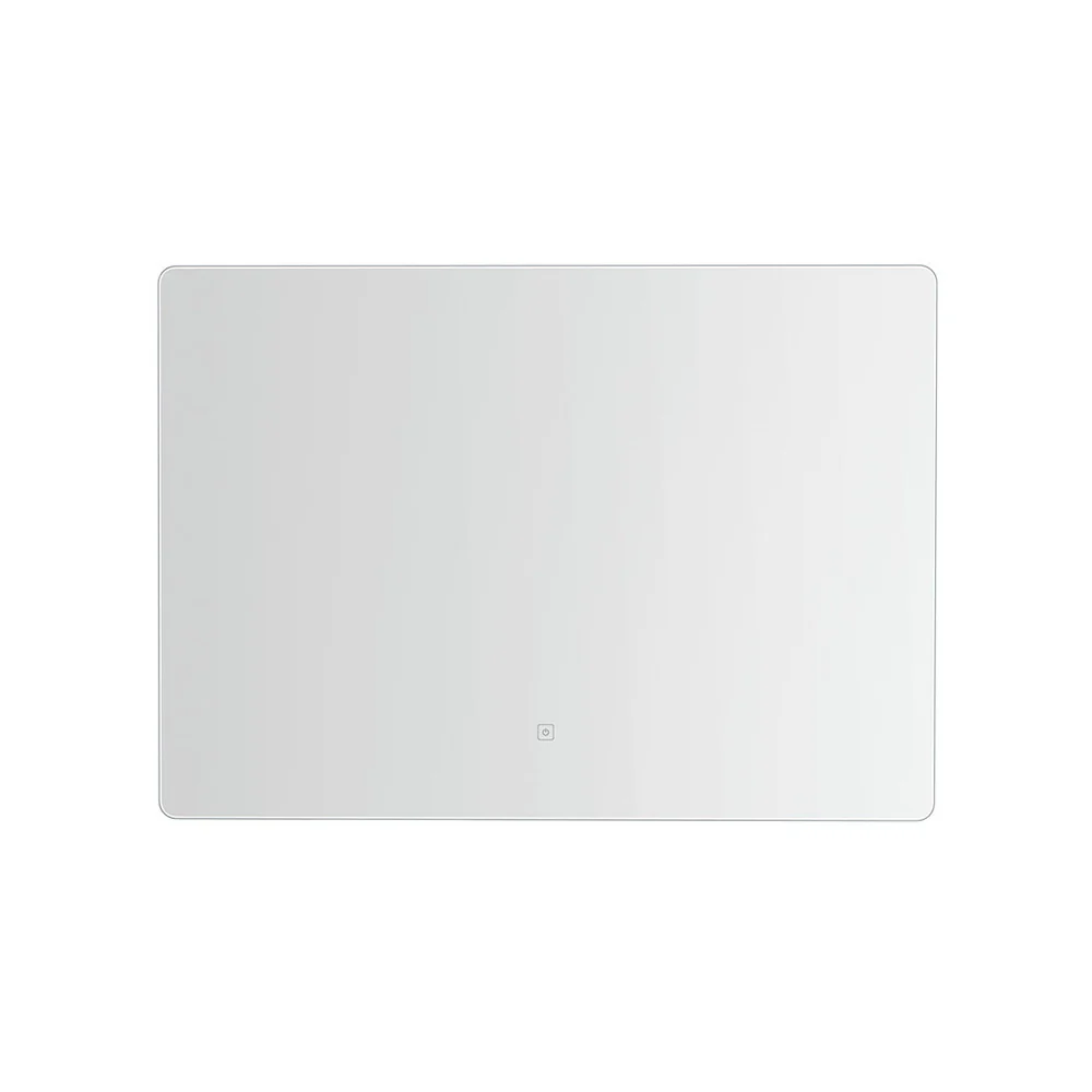 Wall Mirror 70X50cm with LED Light Bathroom Home Decor Round Rectangle - Nurns