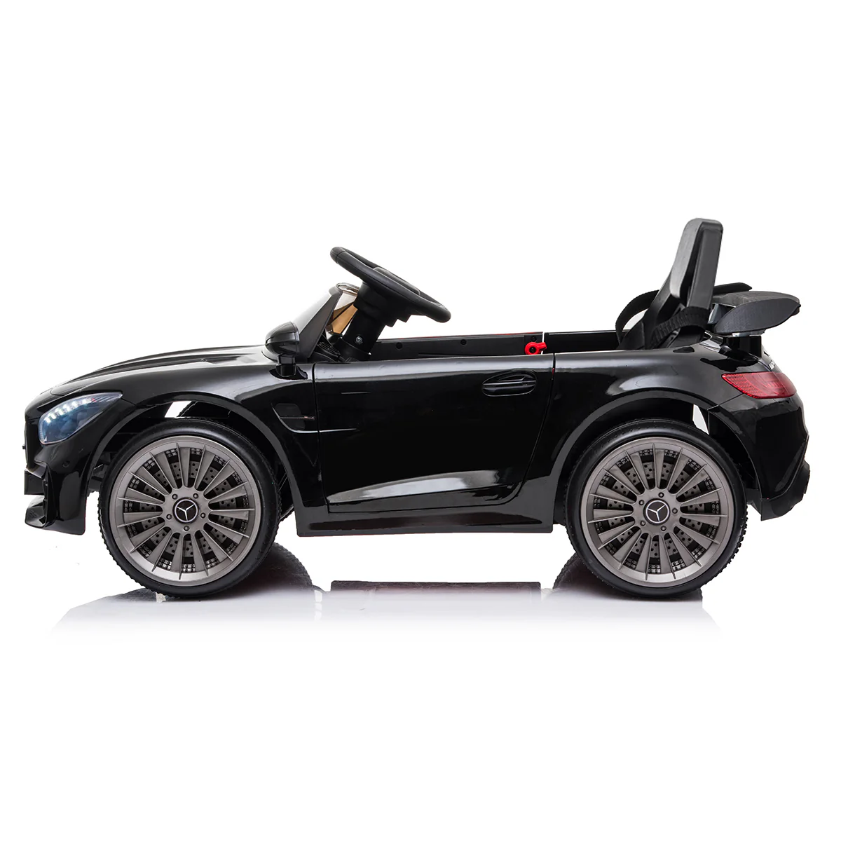 Mercedes Benz Licensed Kids Electric Ride On Car Remote Control - Black - Nurns