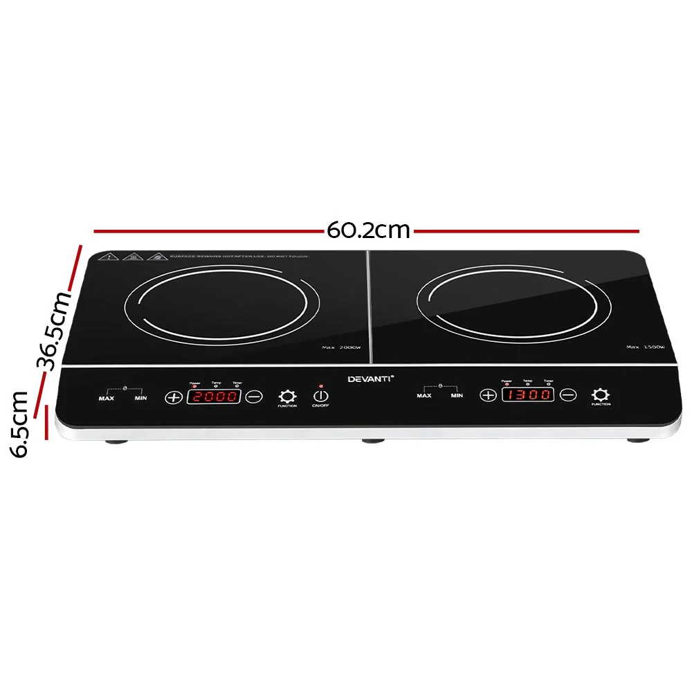 Devanti Induction Cooktop 60cm Portable Cooker - Nurns