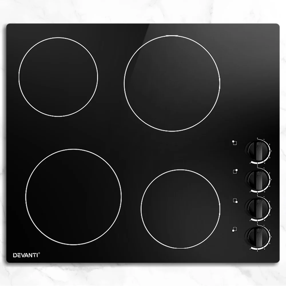 Devanti Electric Ceramic Cooktop 60cm - Nurns