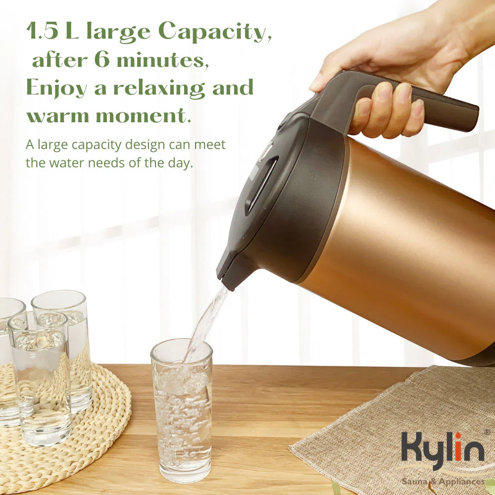 Kylin Vacuum Thermal Insulated Kettle 1.5L AU-K5051 - Nurns