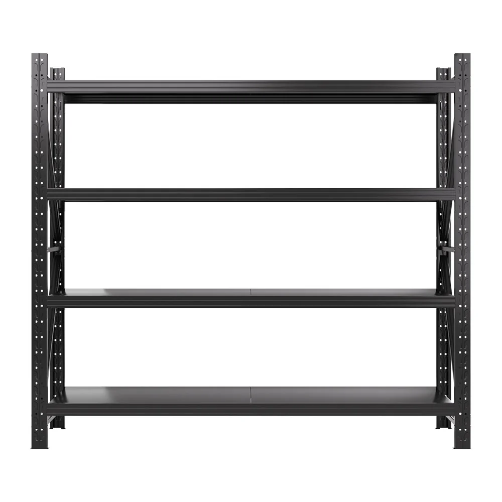 Giantz 2Mx1.8M Garage Shelving Warehouse Rack Pallet Racking Storage Shelf Black - Nurns