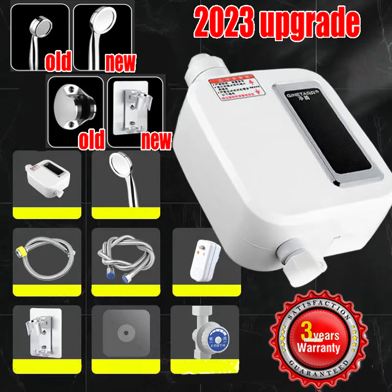Tankless Instant Electric Hot Water Heater System Instant Hot Water Shower Heat - Nurns