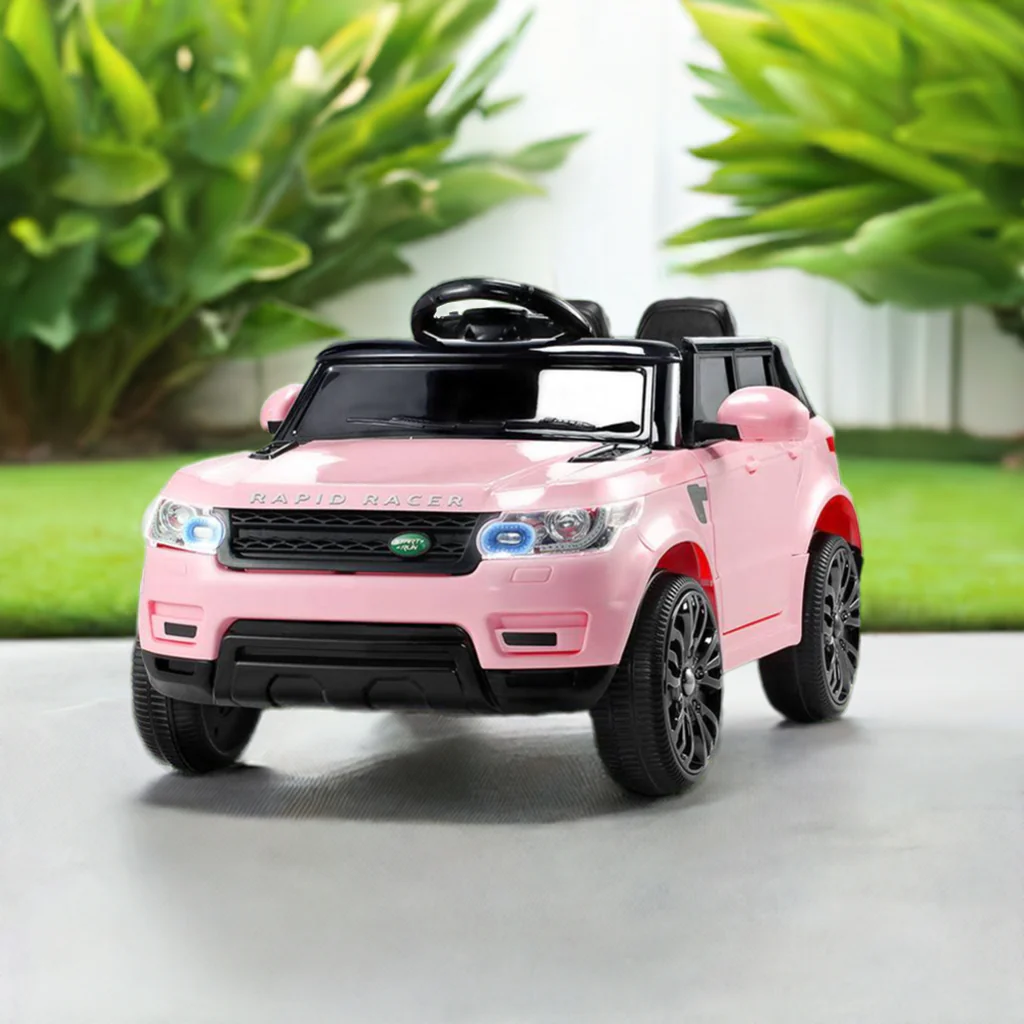 Ride On Car Kids Electric Ride On Cars SUV Remote 12V - Pink - Nurns
