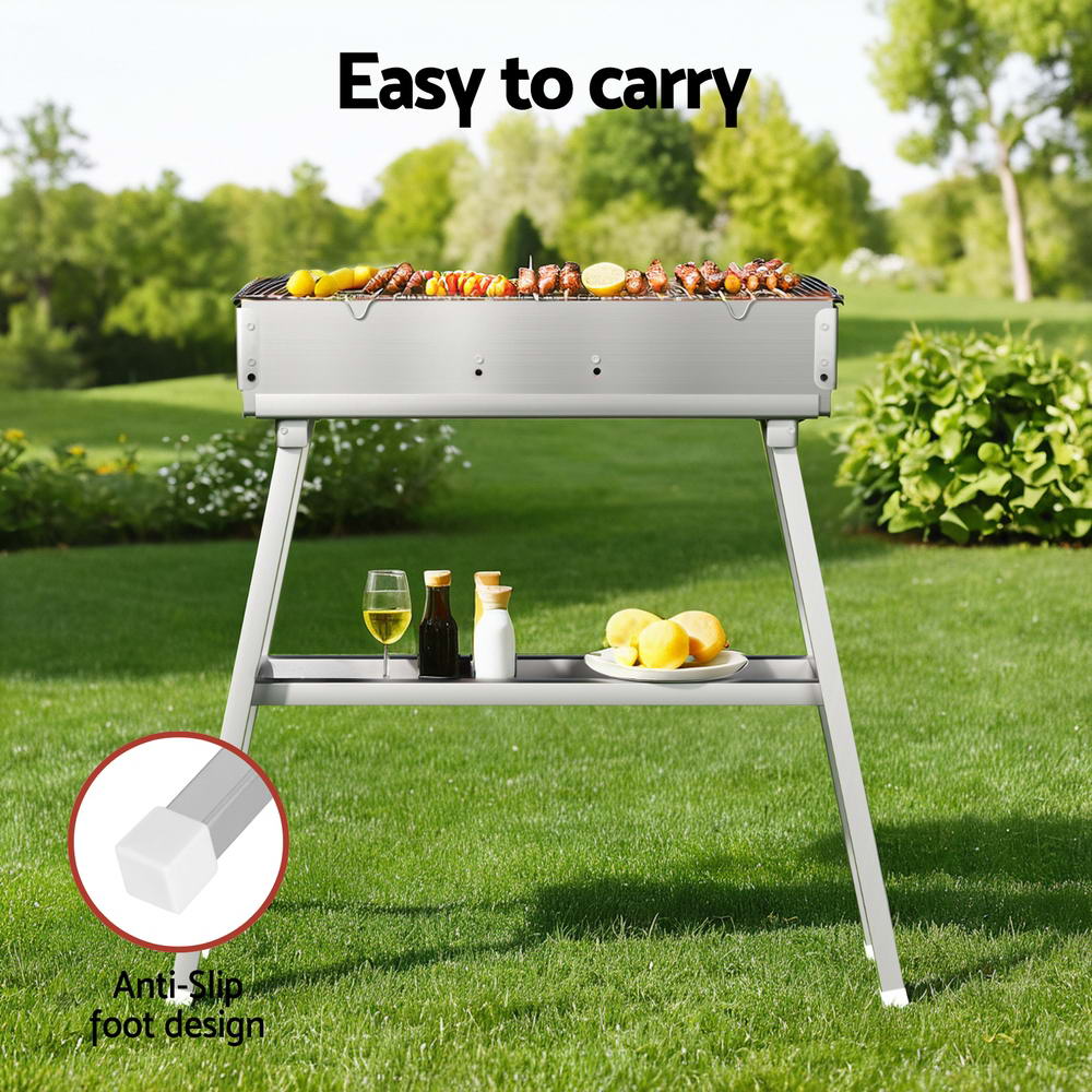 BBQ Grill Charcoal Smoker Portable Barbecue - Nurns