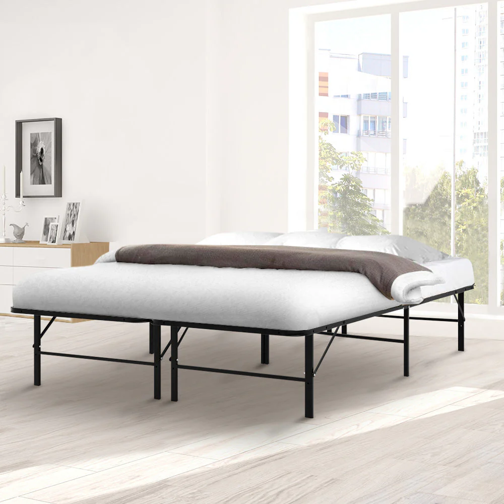 Garnet Bed & Mattress Package - Black Double - Nurns
