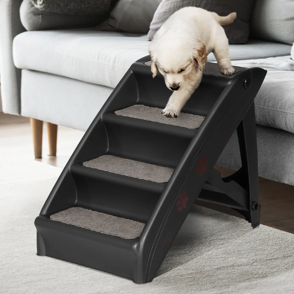 Dog Ramp For Bed Sofa Car Pet Steps Stairs Ladder Indoor Foldable Portable - Nurns