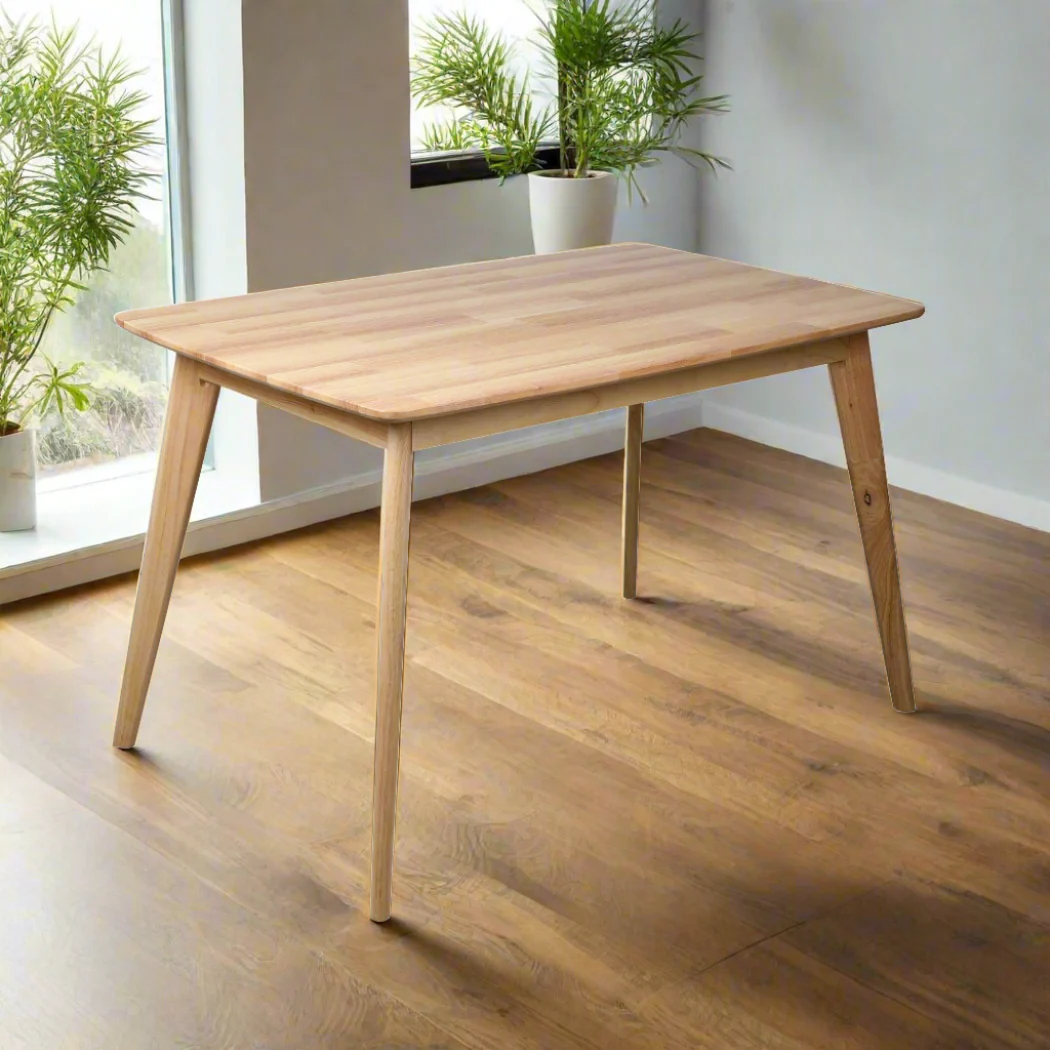 Dining Table Coffee Tables Industrial Wooden Kitchen Modern Furniture Oak - Nurns