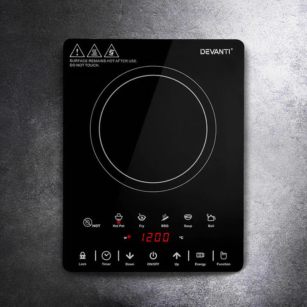 Devanti Electric Ceramic Cooktop 30cm - Nurns