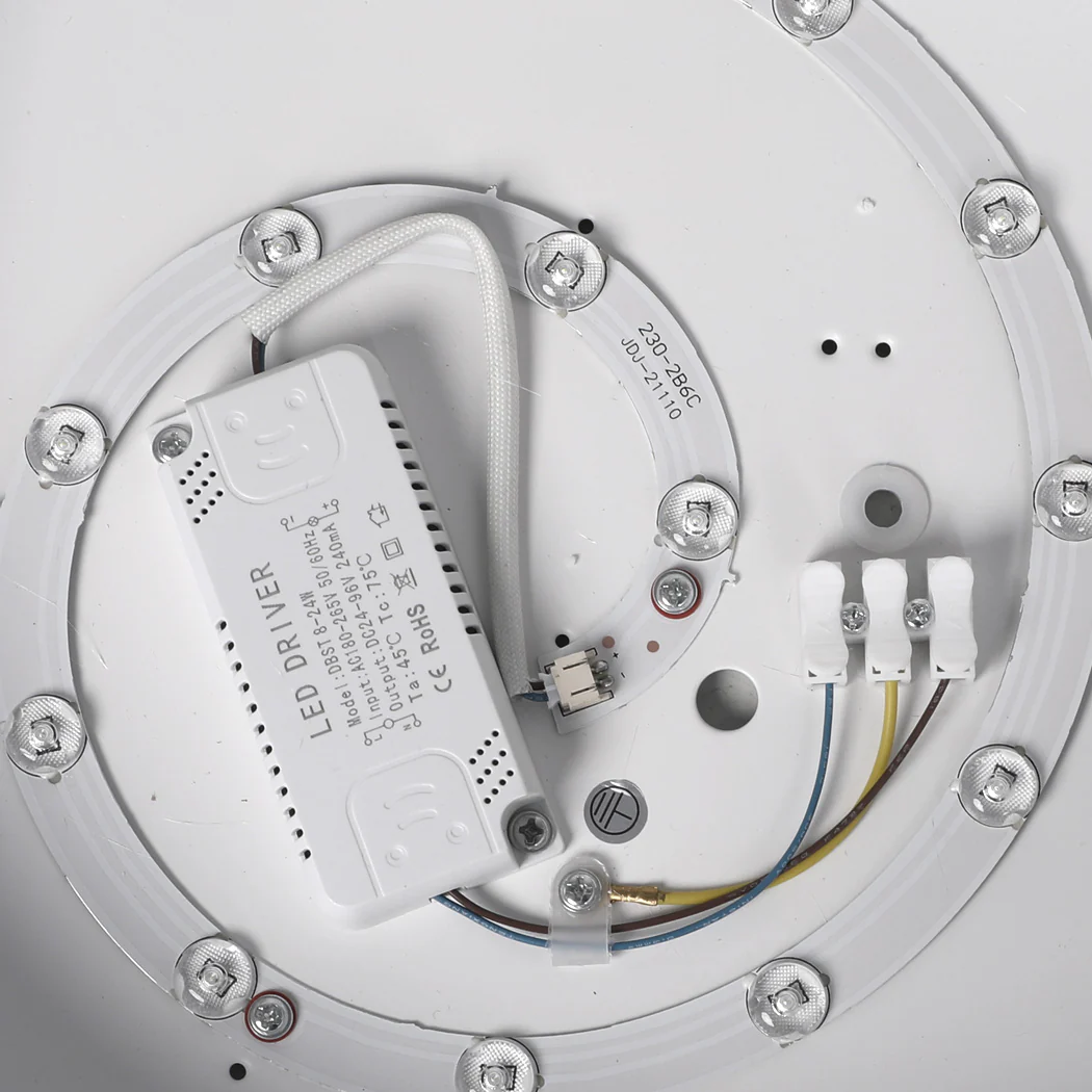 Ultra-Thin 5cm Led Ceiling Down Light Surface Mount Living Room White 18W - Nurns