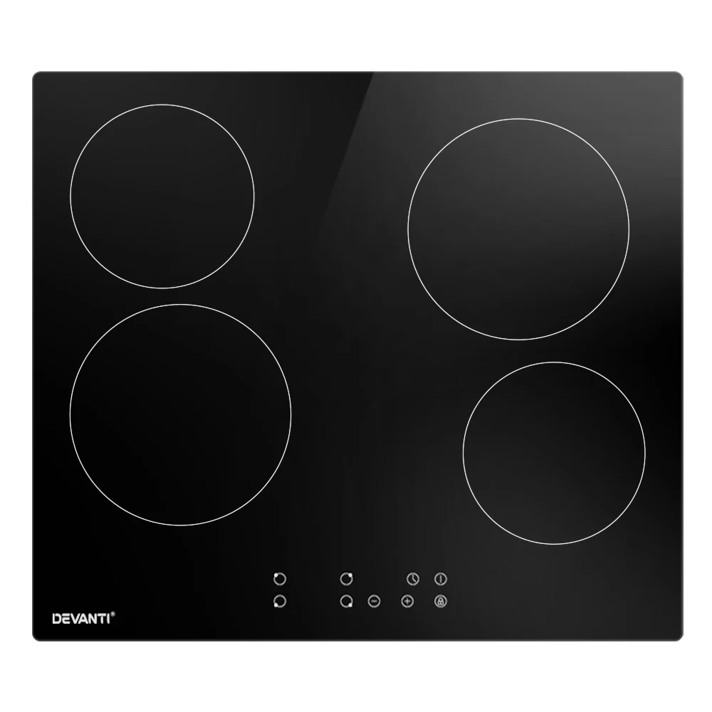 Devanti Electric Ceramic Cooktop 60cm Touch Control - Nurns