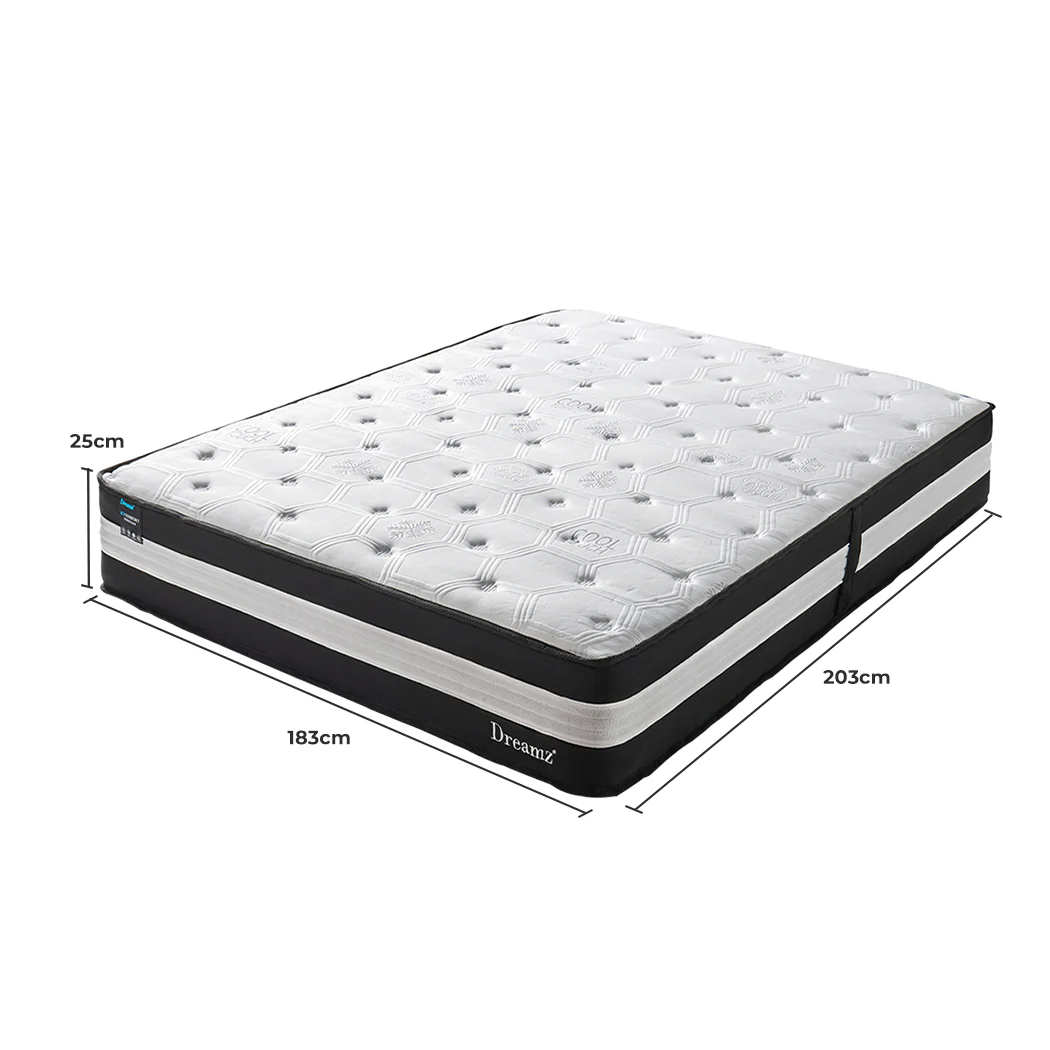 Renzo 25cm Cooling Mattress 5 Zone 25cm - King - Nurns