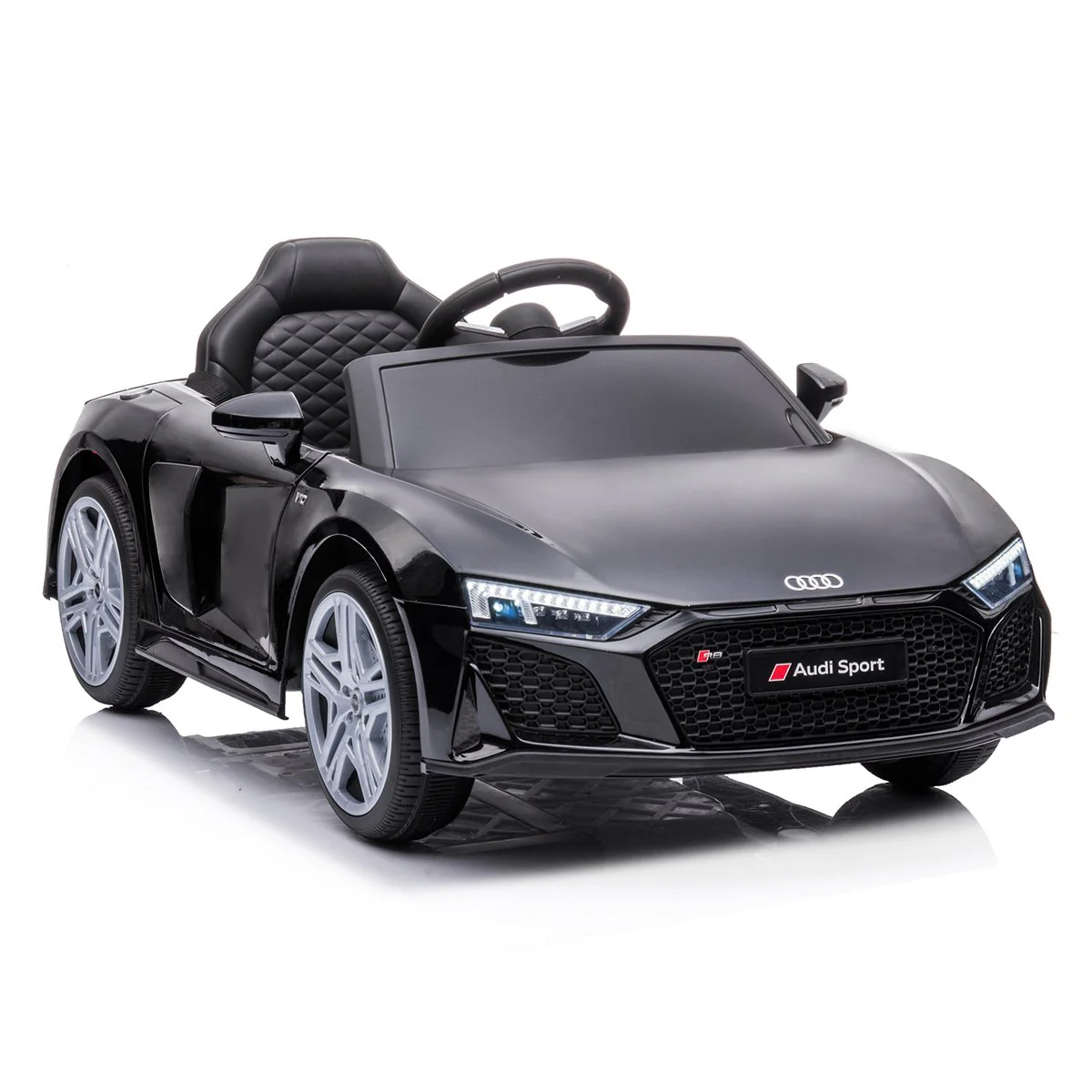 Audi Sport Licensed Kids Electric Ride On Car Remote Control - Black - Nurns