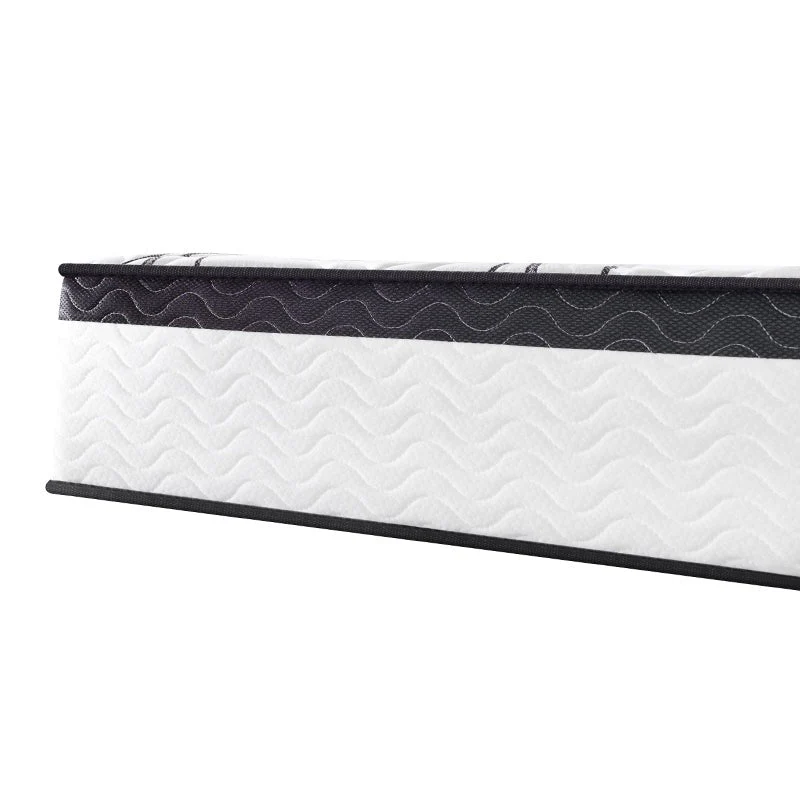 Kingston 24cm Thick Pillow Top Cool Foam Pocket Spring Medium Firm Mattress - Queen - Nurns