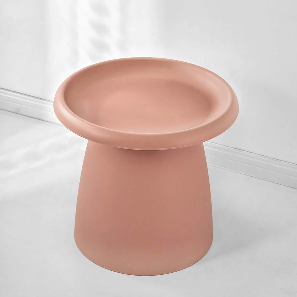 Iliana Coffee Table Round 52cm Plastic - Pink - Nurns
