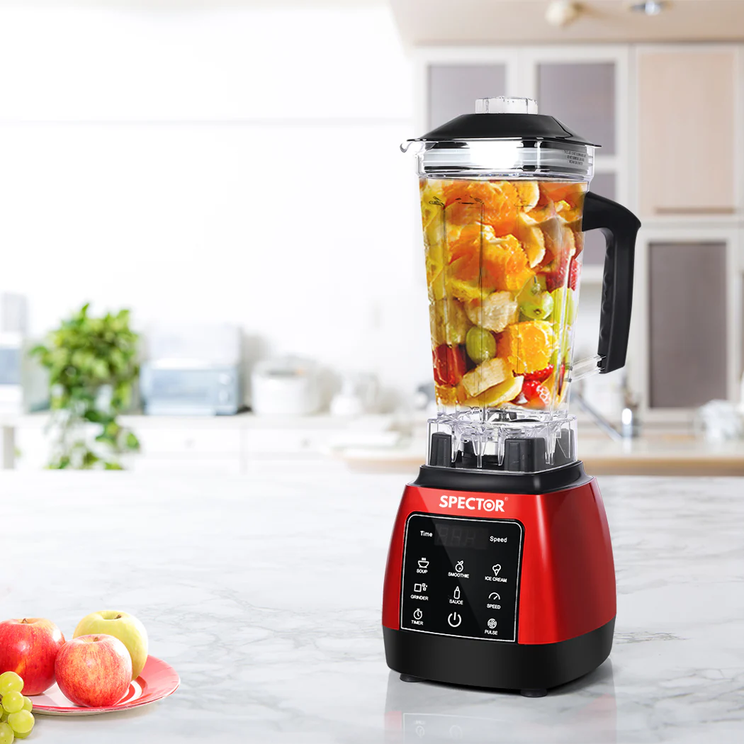 Spector 2L Commercial Blender Mixer Red - Nurns