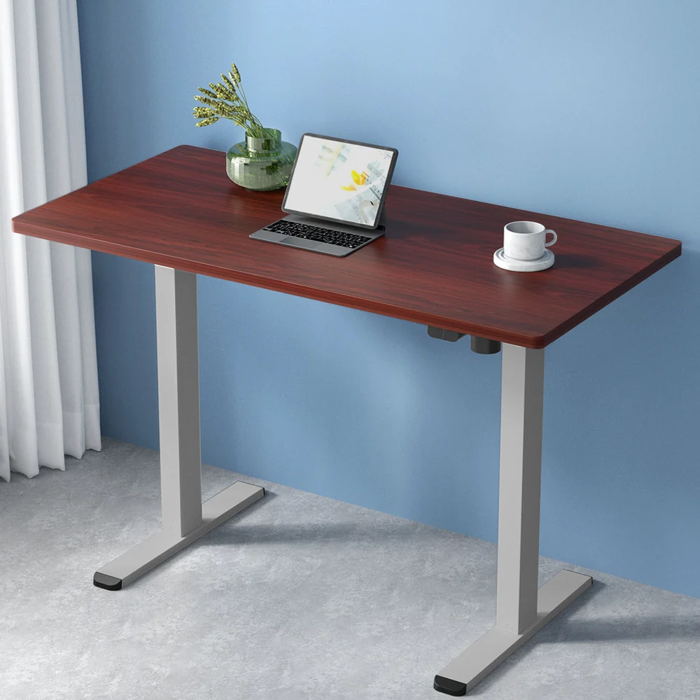 Artiss Standing Desk Motorised 120cm Walnut - Nurns