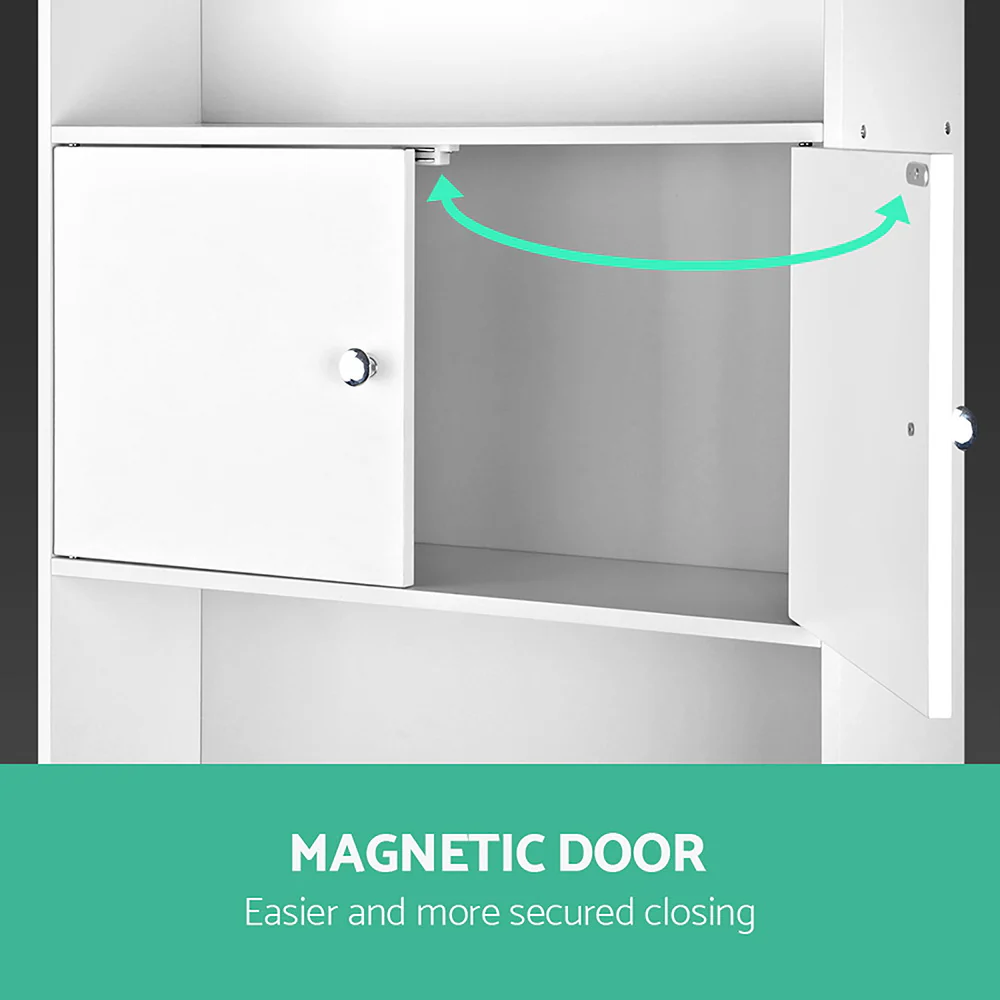 Bathroom Storage Cabinet - White - Nurns