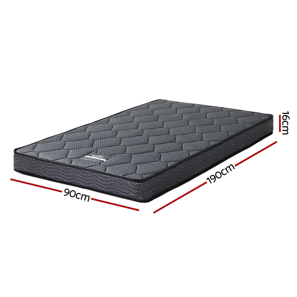 Corwin 16cm Tight Top Bonnell Spring Mattress - Single - Nurns