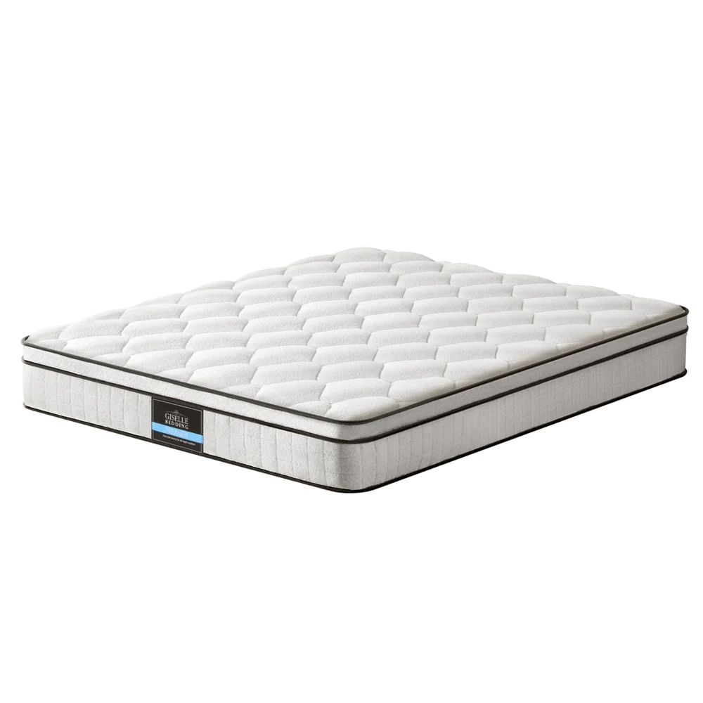 Mireya 22cm Thick Euro Top Pocket Spring Mattress - Double - Nurns