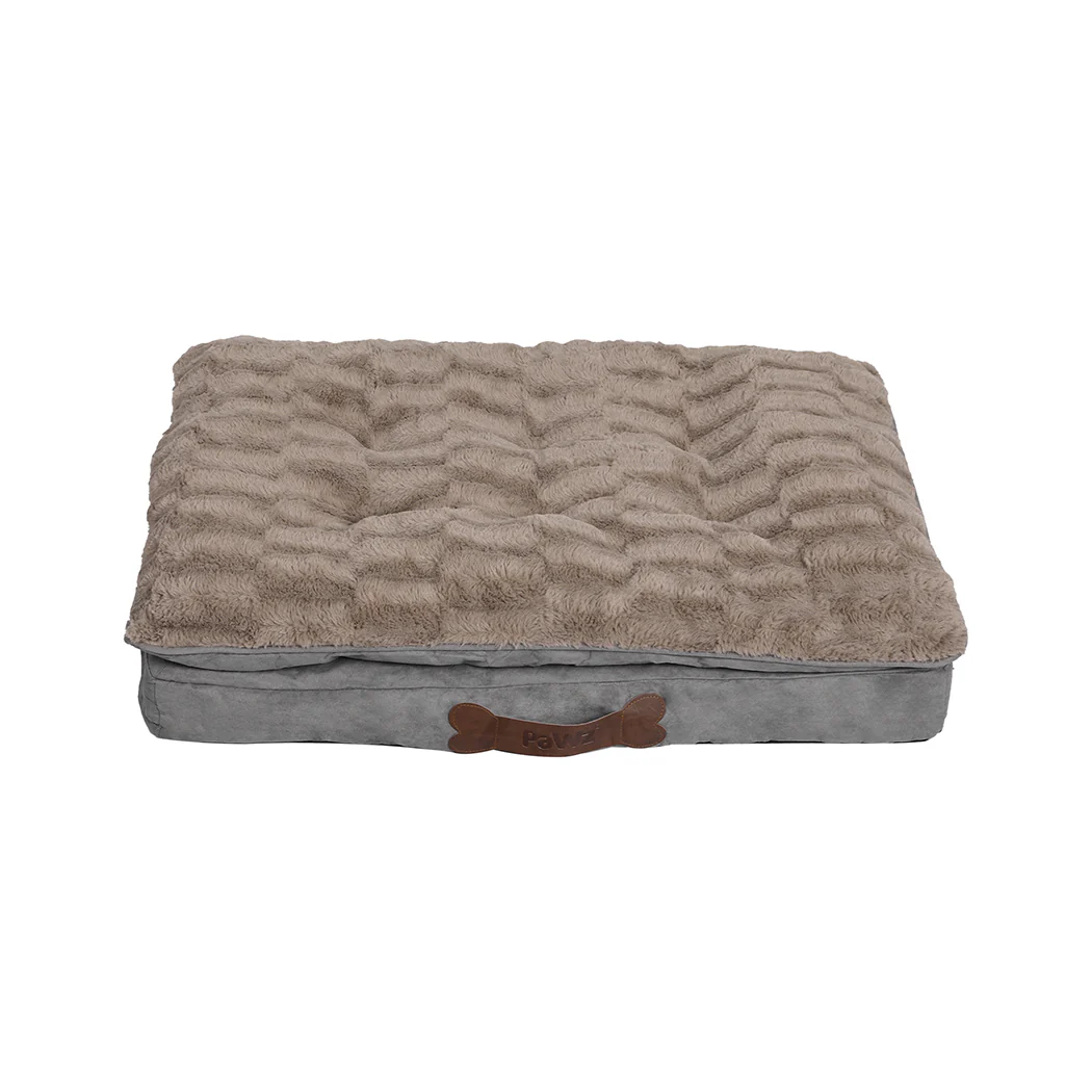 SMALL Dog Beds Calming Pet Removable - Khaki - Nurns