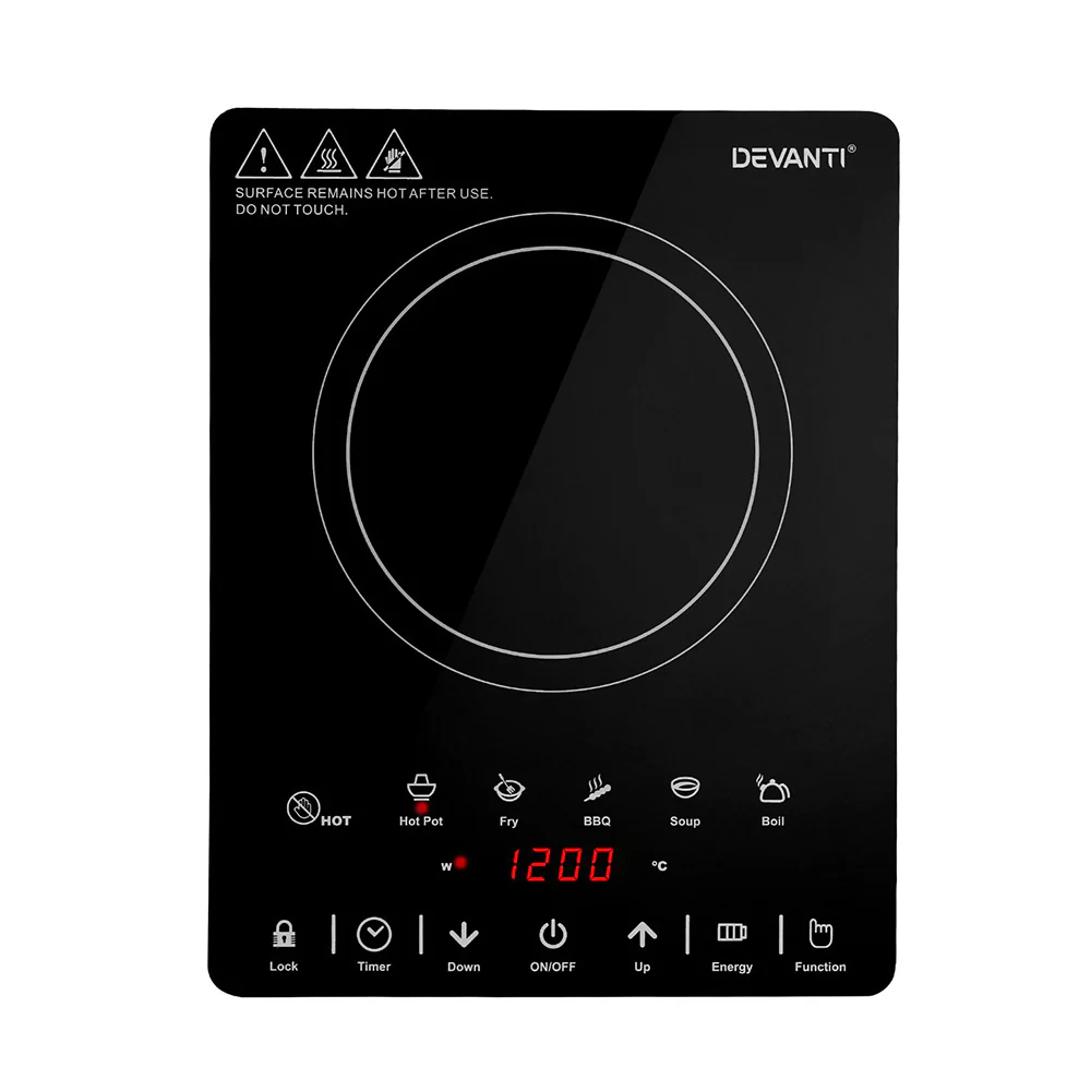 Devanti Electric Ceramic Cooktop 30cm - Nurns