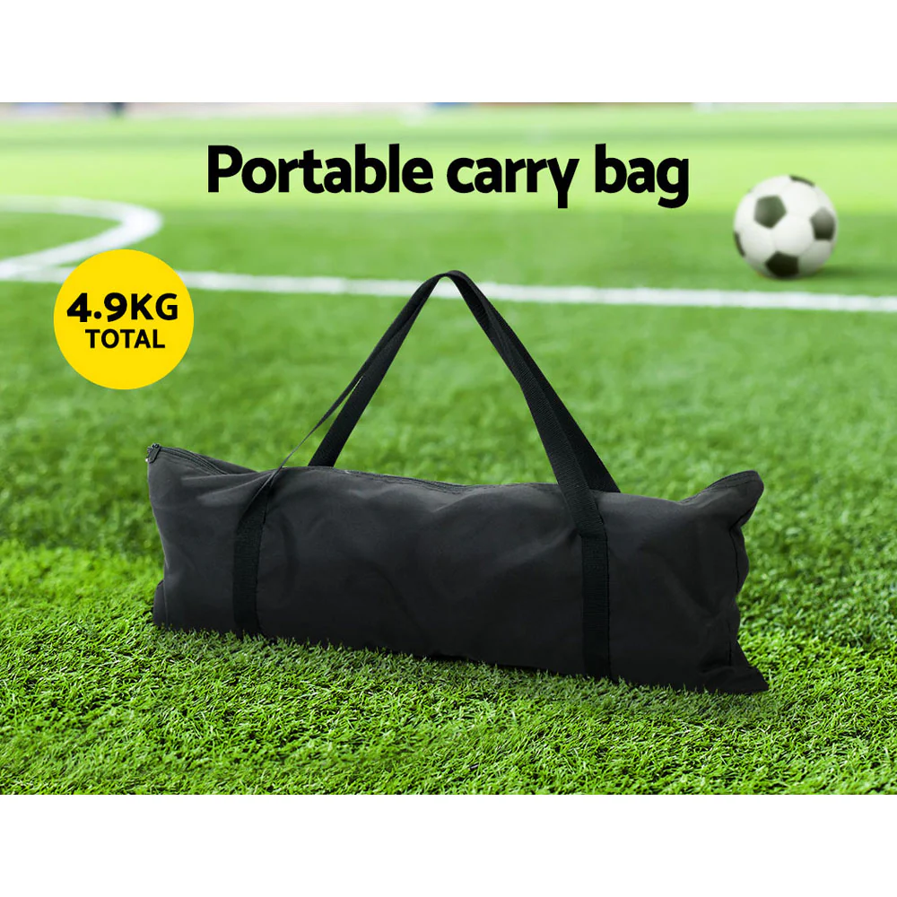 Everfit 1.8m Football Soccer Net Portable Goal Net Training 3 Target Zone - Nurns