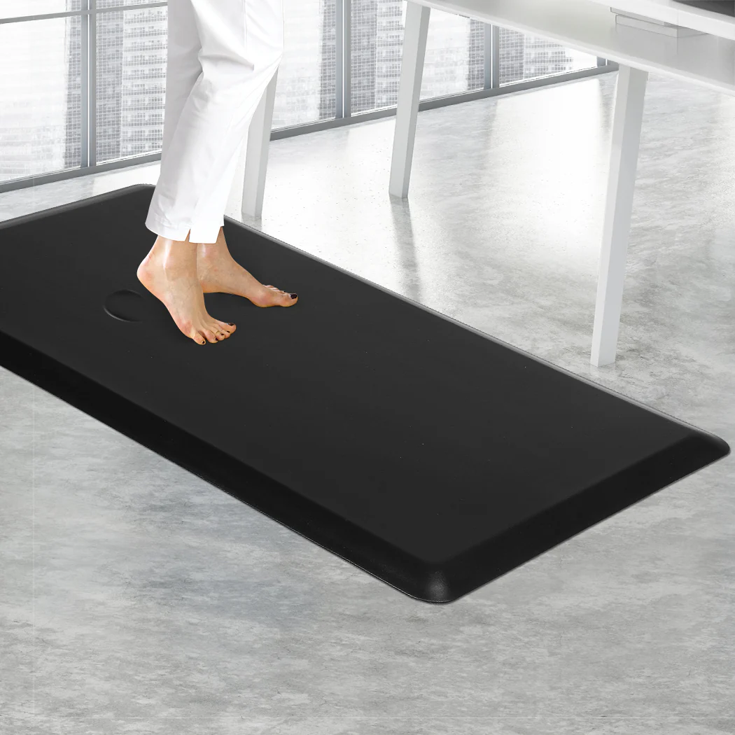 Hassan 51x99 Anti-Fatigue Standing Mat Desk Rug Kitchen Home Office Foam - Black - Nurns