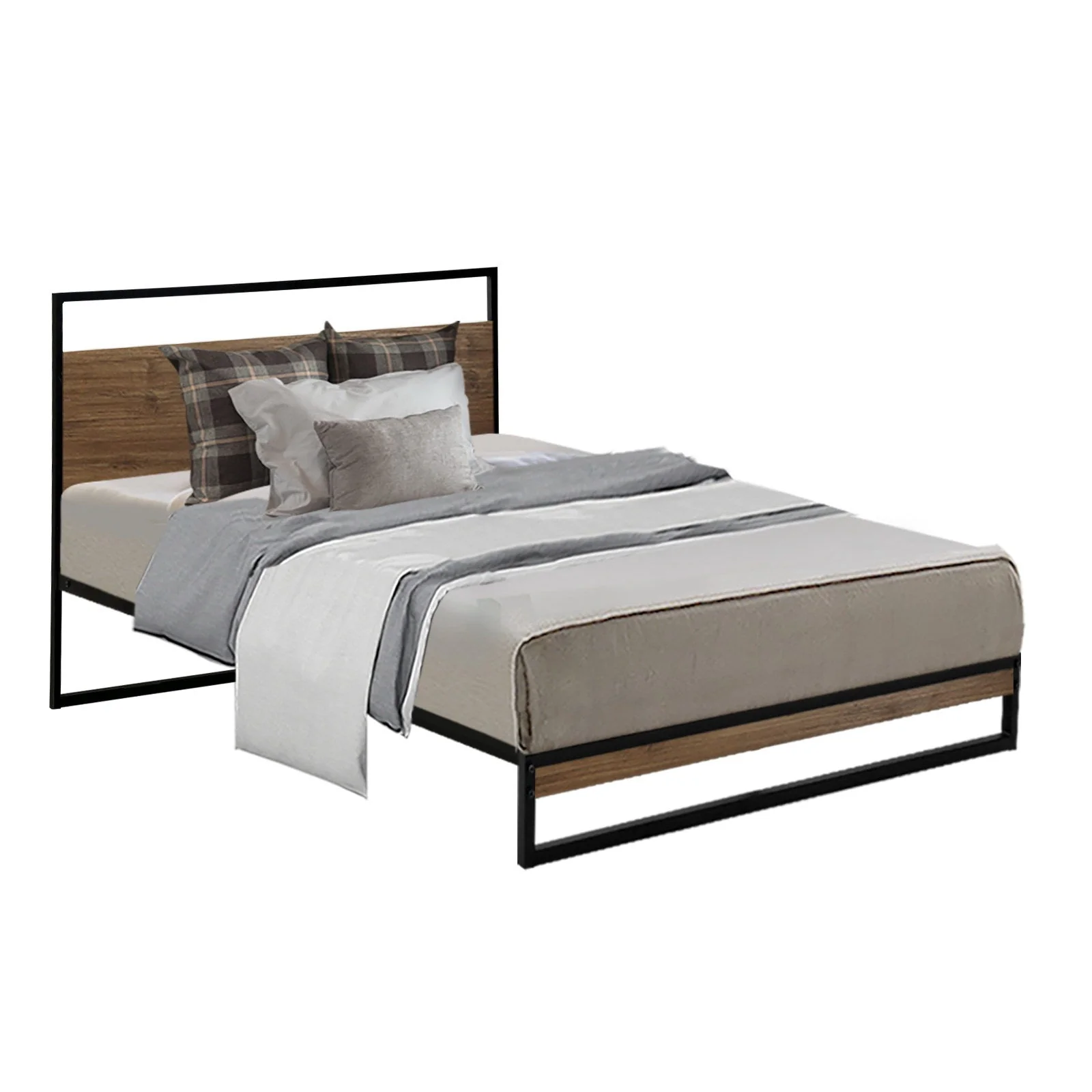 Neptune Bed & Mattress Package with 31cm Mattress - Black Single - Nurns