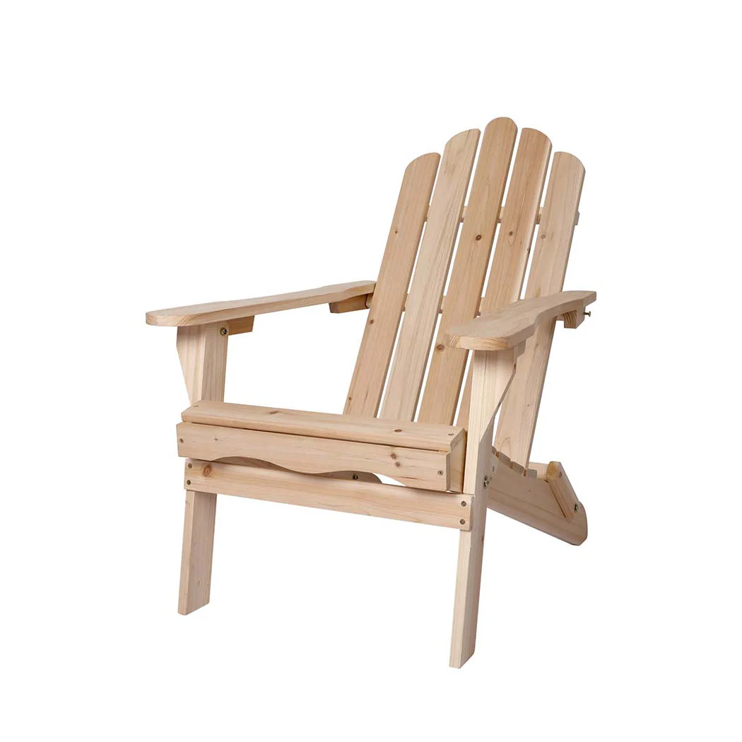 Adirondack Levede Chair Outdoor Furniture Natural - Nurns