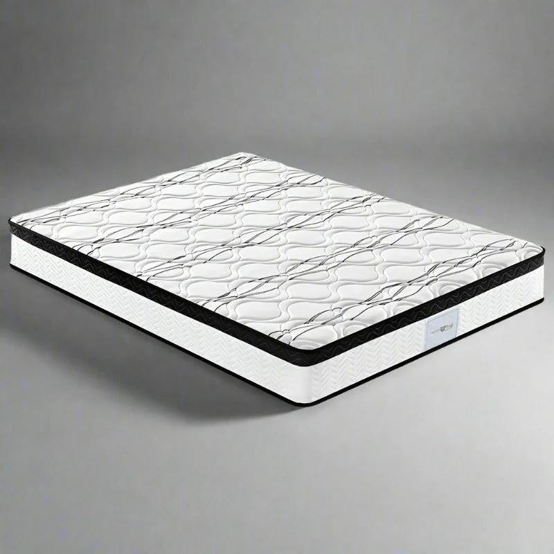 Pyrope 24cm Bed & Mattress Package - Grey Queen - Nurns